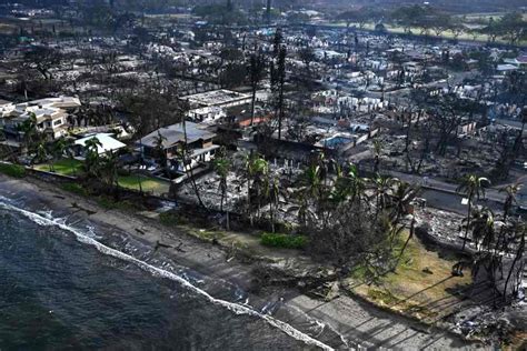 Aerial photos of Maui show heartbreaking destruction from wildfires